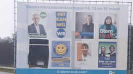 D66-lijsttrekker weggesneden uit verkiezingsposter