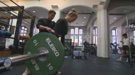 Annabelle Brian geeft ook gas in de sportschool