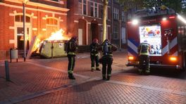 112 nieuws: Brandweer blust containerbrand in Winschoten