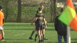 Als vrouw tussen de mannen in het rugby