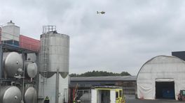 Traumahelikopter bij ongeval stroopfabriek in Beesel
