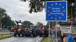 Boeren blokkeren grensovergangen met Duitsland, dinsdag weer acties verwacht (update)
