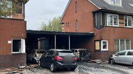 Vier auto's uitgebrand in Stad, voorgevels huizen beschadigd: vermoedens van brandstichting