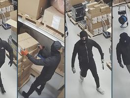 Inbrekers stelen tientallen laptops uit magazijn
