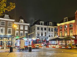 Brand bij restaurant in centrum van Utrecht geblust na verwijderen dak