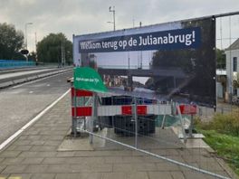 Na zestien weken is de Koningin Julianabrug weer open voor iedereen