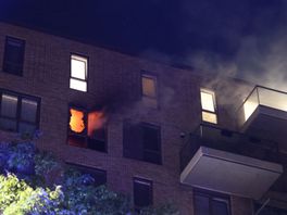 Schade is groot na brand in flat: 'Bewoner deed gelukkig deur dicht om erger te voorkomen'