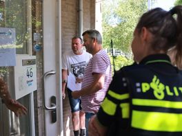 Actievoerende boeren melden zich bij partijkantoor ChristenUnie in Amersfoort