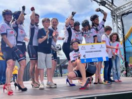 Haagse Hakkies halen met fietsestafette 22.500 euro op: 'Het was magisch, maar ook afzien'