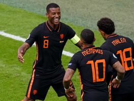 Twee treffers voor Wijnaldum bij derde EK-zege Oranje, Feyenoorder Berghuis krijgt een helft speeltijd