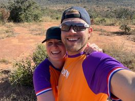 Coen en Marijn liepen marathon in Zuid-Afrika: 'Er lag olifantenpoep op het parcours'
