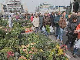 TERUGBLIK: Zo was de bloemetjesmarkt in Leeuwarden in de jaren '90