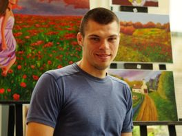 Oekraïense vluchteling verkoopt schilderijen om revalidatie te betalen