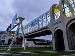 Nelson Mandelabrug in Zoetermeer per direct gesloten vanwege mogelijk instortingsgevaar