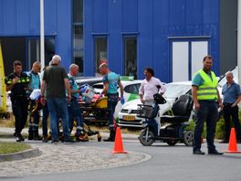 Vrouw in scootmobiel gewond na aanrijding in Vlissingen