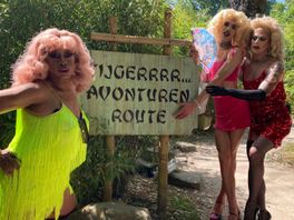 Alle kleuren van de regenboog in Diergaarde Blijdorp: drag queens op pad met LHBTI+'ers met beperking