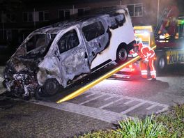 Bestelbus uitgebrand in Koudekerke