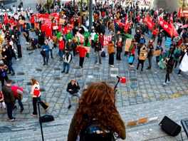 Zo'n 1000 mensen bij woonprotest Utrecht, actievoerders kraken pand aan Croeselaan