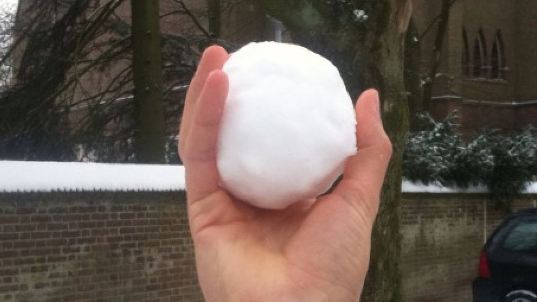 Ongeval na gooien sneeuwballen