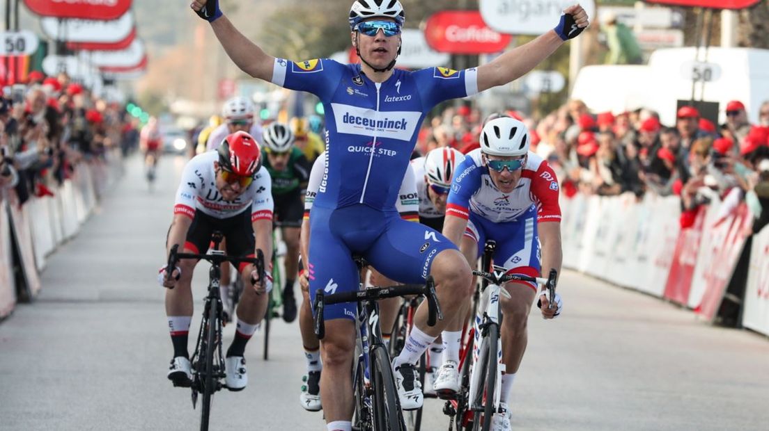 Jakobsen won vorige maand de eerste etappe van de Ronde van de Algarve.