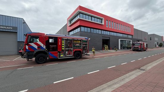 Brand bij bedrijf in Nijkerk