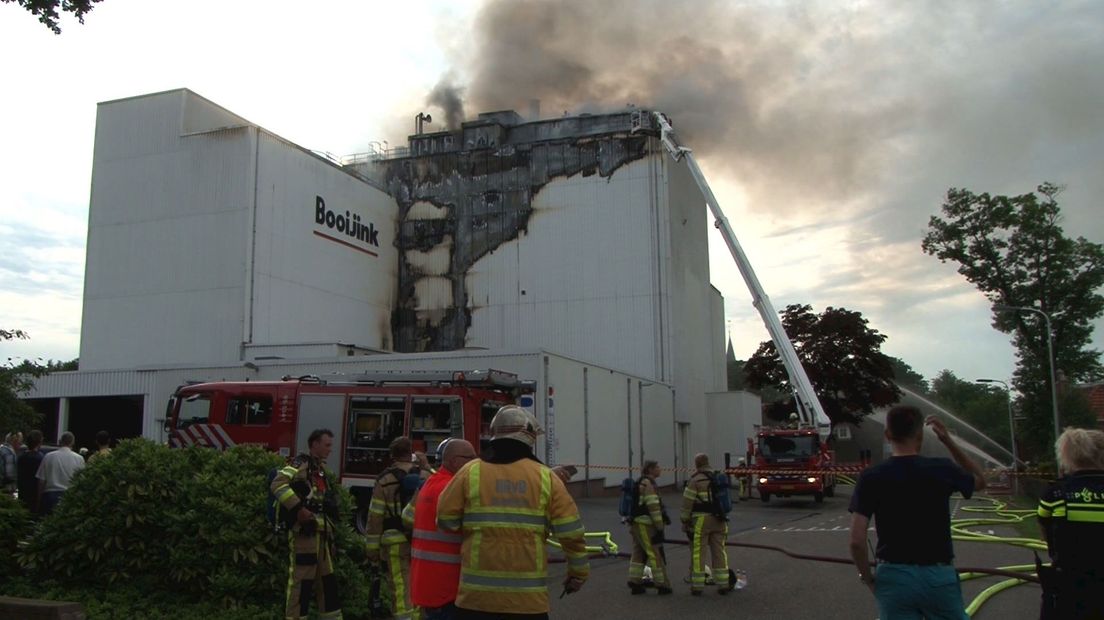 Brand bij booijink