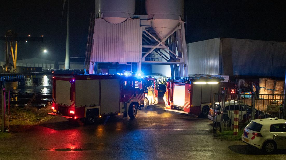 Brand in loods in Kampen