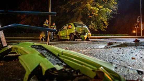 Eenzijdig ongeval • autobrand