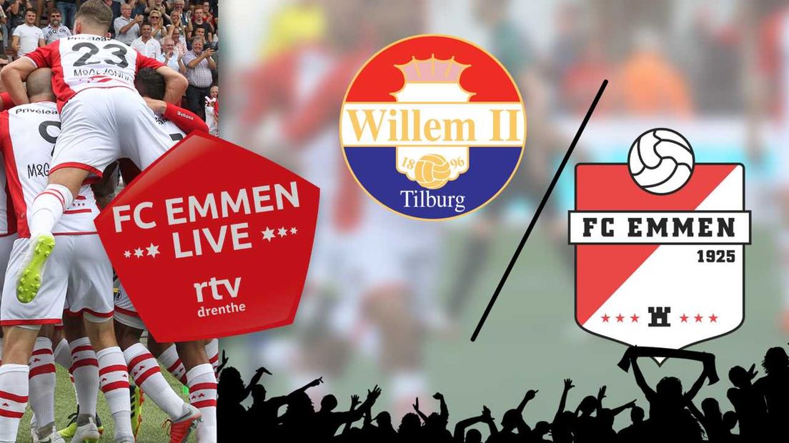 FC Emmen speelt uit tegen Willem II (Rechten: RTV Drenthe)