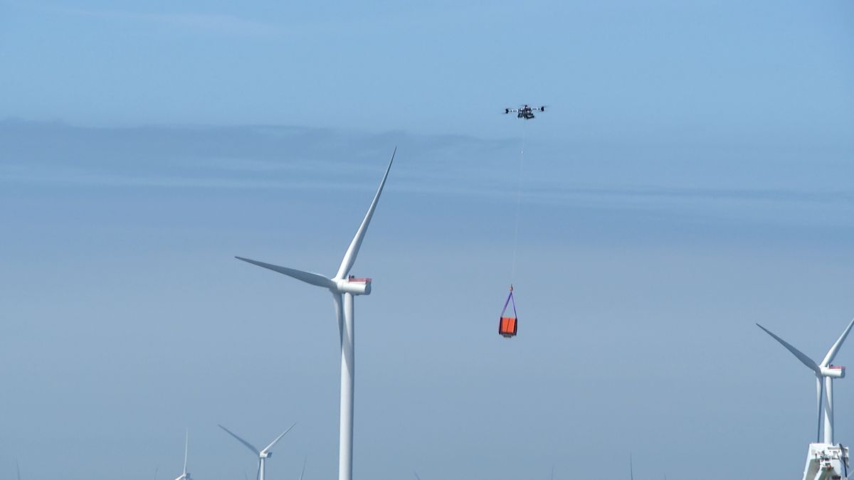 Wereldprimeur: Reuzendrones voor windpark op zee