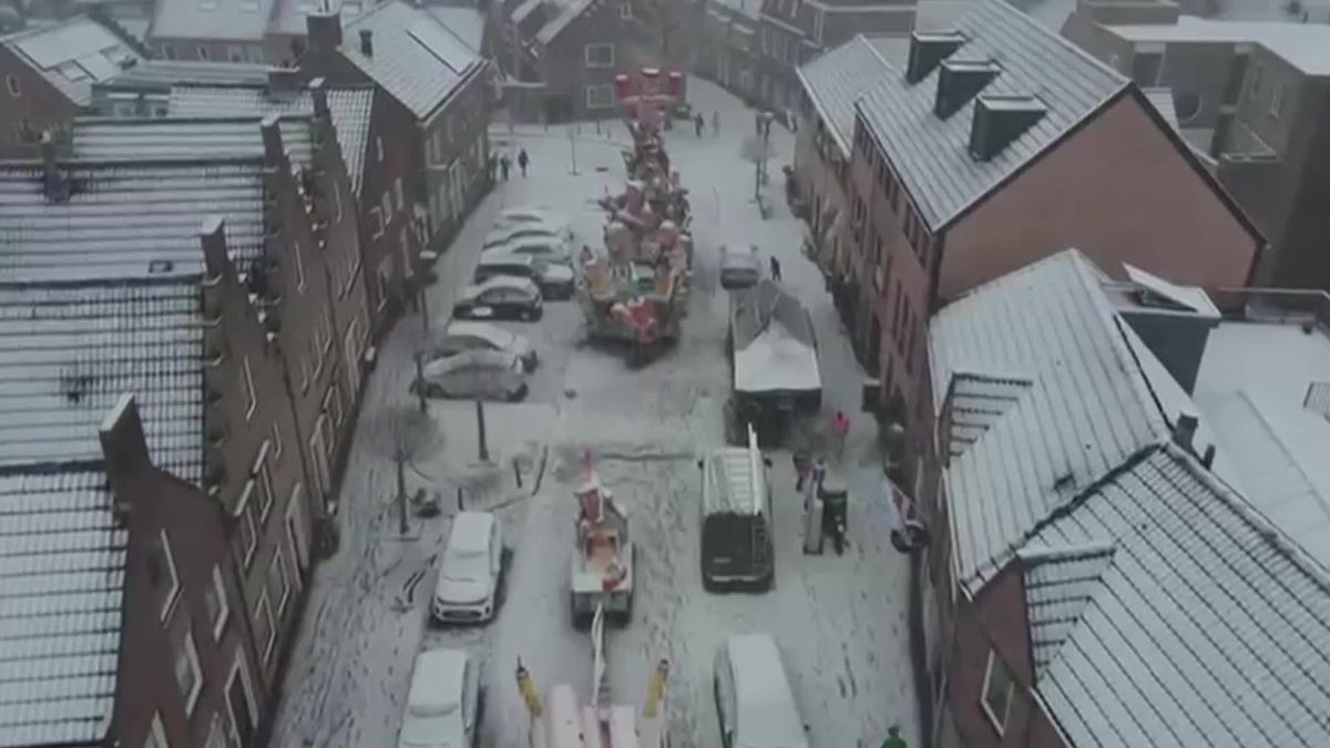 Sneeuw en gladheid in Hulst