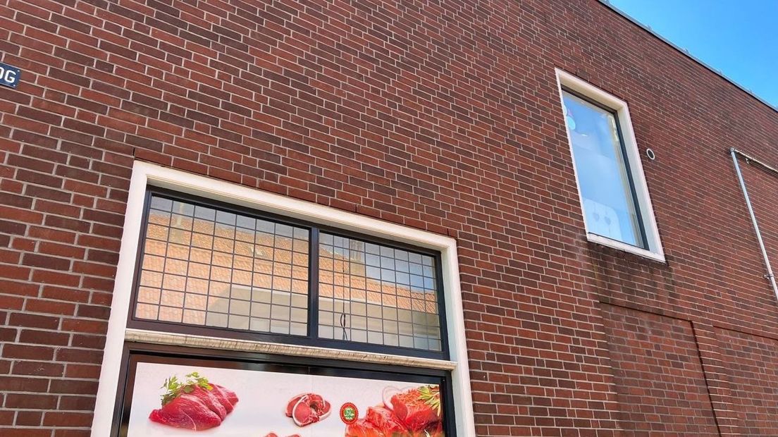 Het glas in lood is nog goed zichtbaar