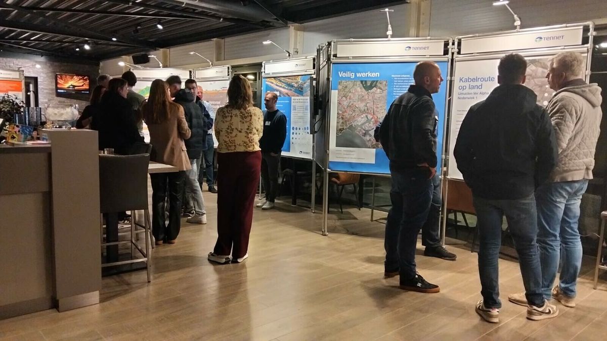 TenneT informeert inwoners over komst landkabel tijdens bijeenkomst in Arnemuiden