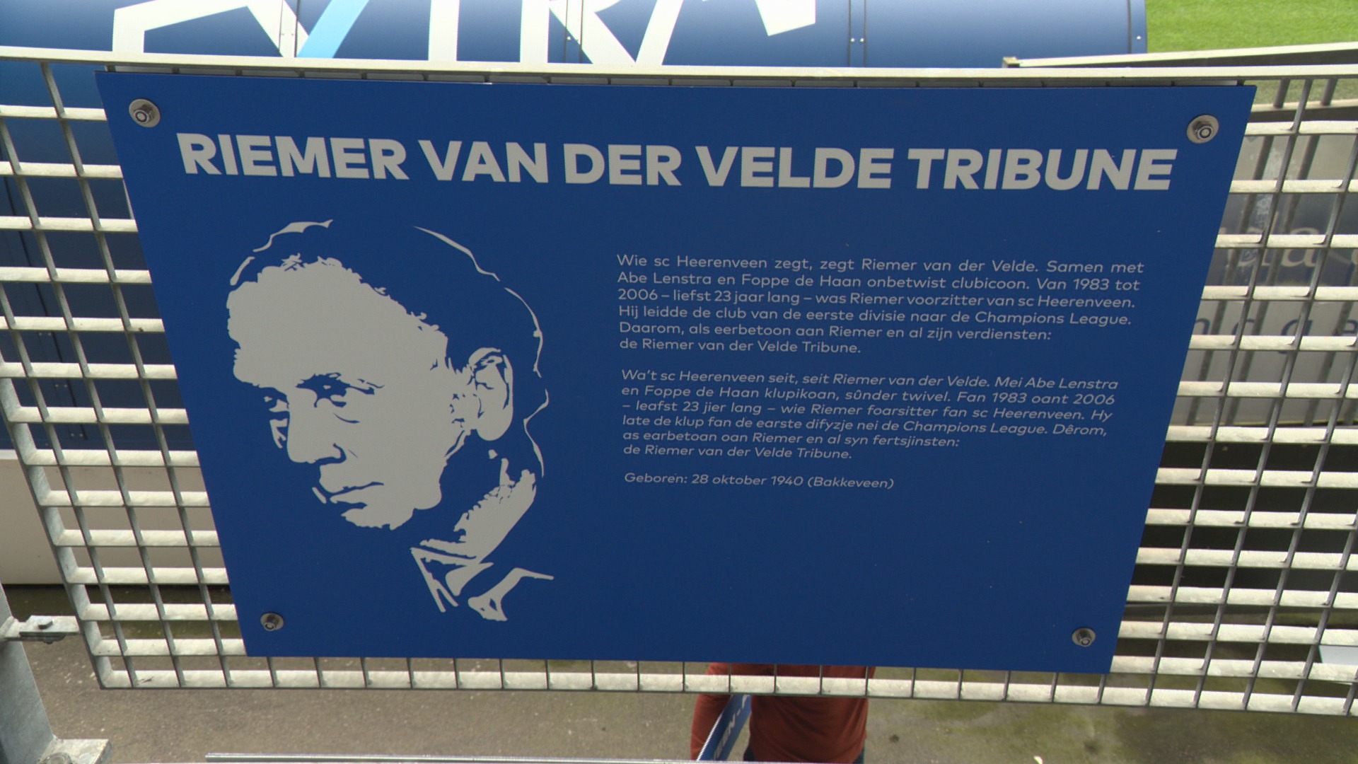 In part fan de Riemer Tribune