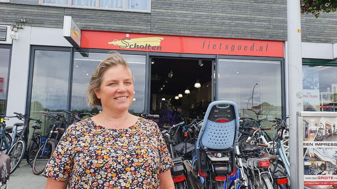 Monique vreest voetgangersgebied rondom haar fietswinkel in Zwolle