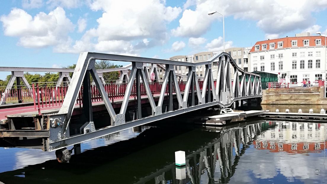 De Stationsbrug in Middelburg.