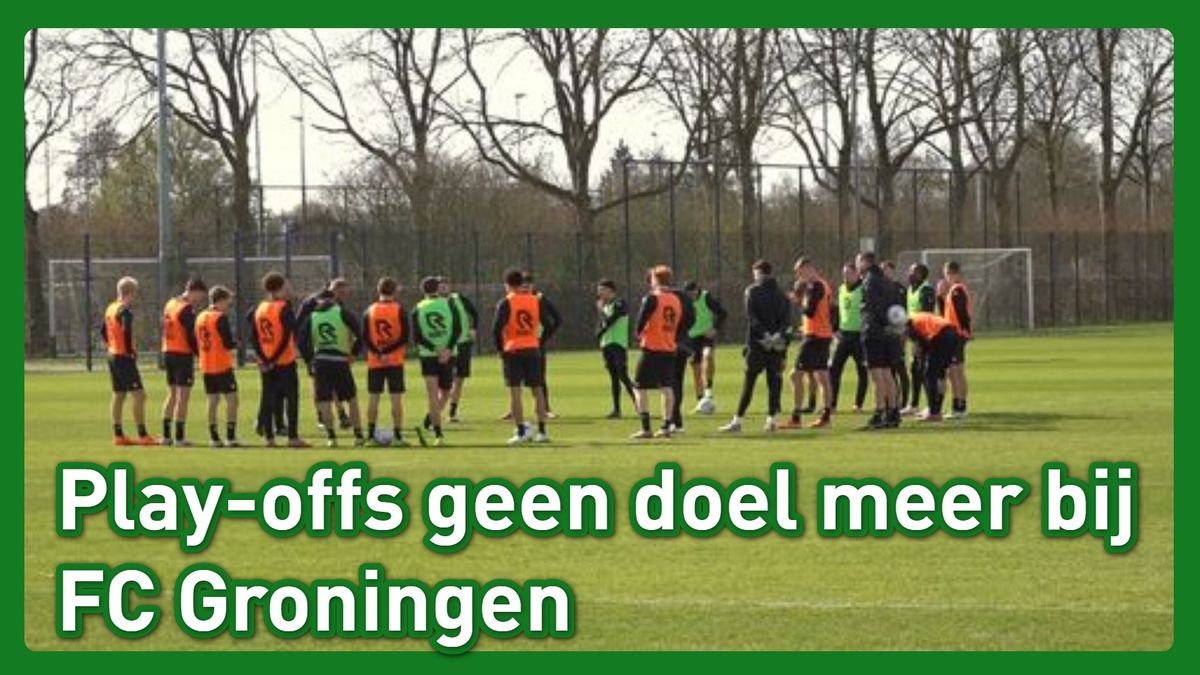 Play-offs niet als doel, maar wel als streven voor FC Groningen