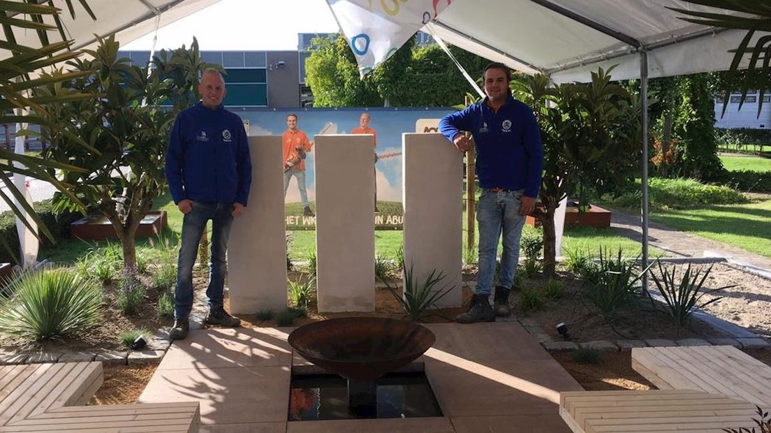 Timo Kruize en Stefan Schoolderman gaan naar Abu Dhabi voor het WK tuinaanleg
