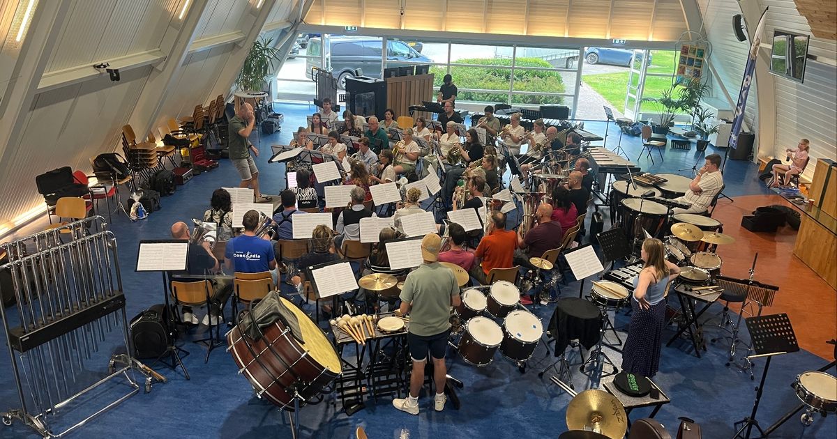Fanfareorkest Concordia uit Middelstum gaat voor wereldtitel op het Wereld Muziek Concours