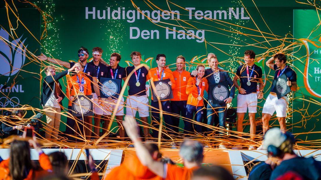 Huldiging Team NL