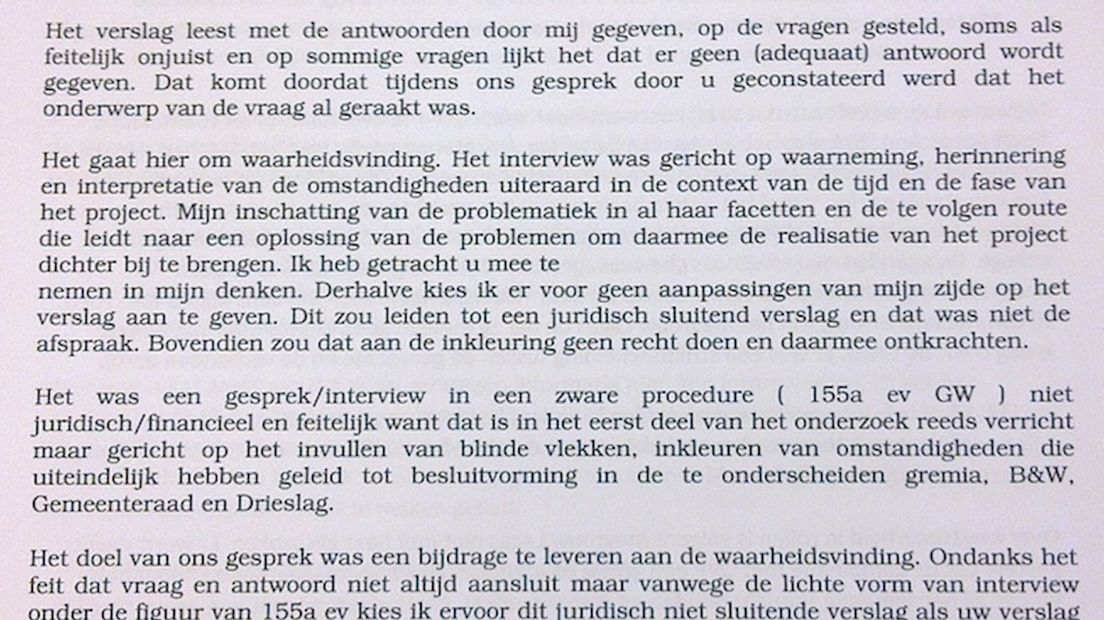 Brief Gerrit Jan Kok aan onderzoekscommissie