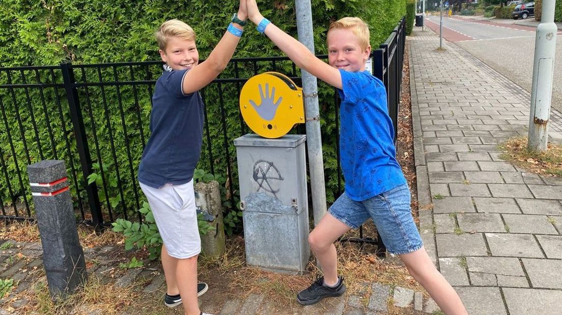 Coen (11) en Axel (11) gaan fanatiek van start