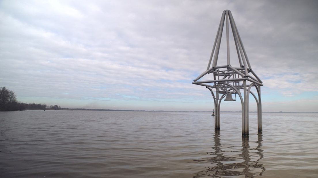 Monument ter herinnering aan het verdronken dorp Beulaeke