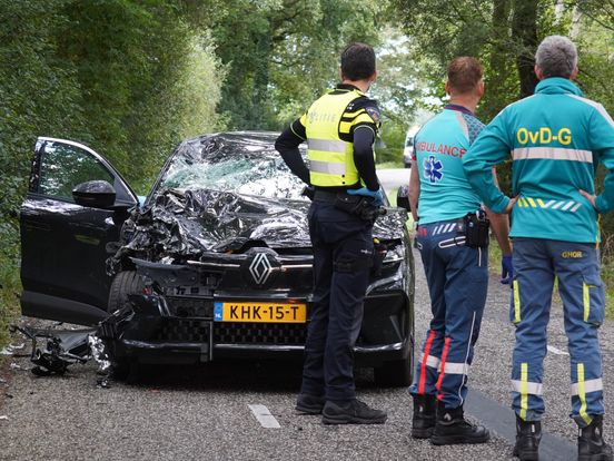 Motorrijder zwaargewond bij ongeval met auto in Orvelte