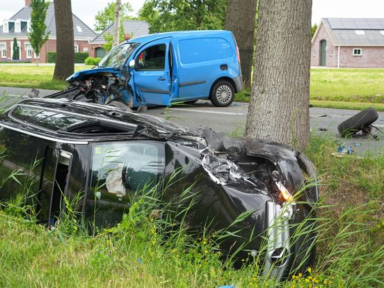 Gewonde bij botsing Nietap