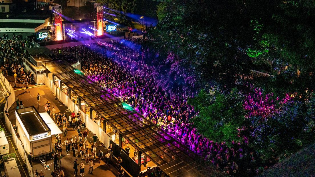 Drukte op het TT Festival