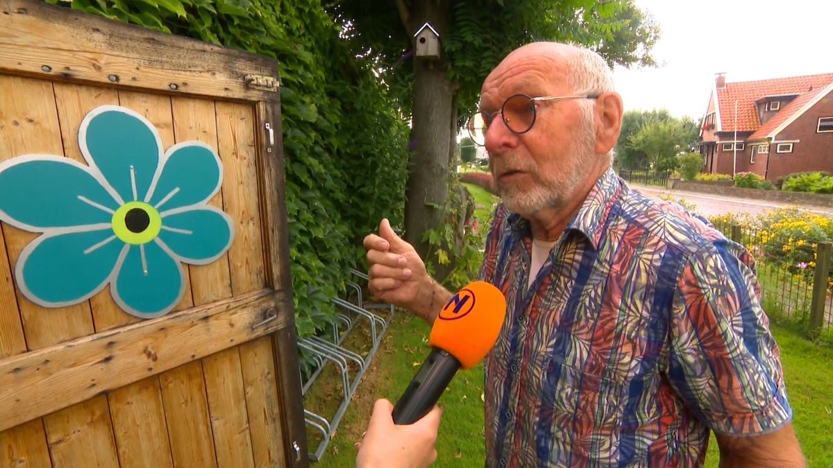 Anjo zet zich in voor de vlasindustrie in Stedum én voor zijn vrouw