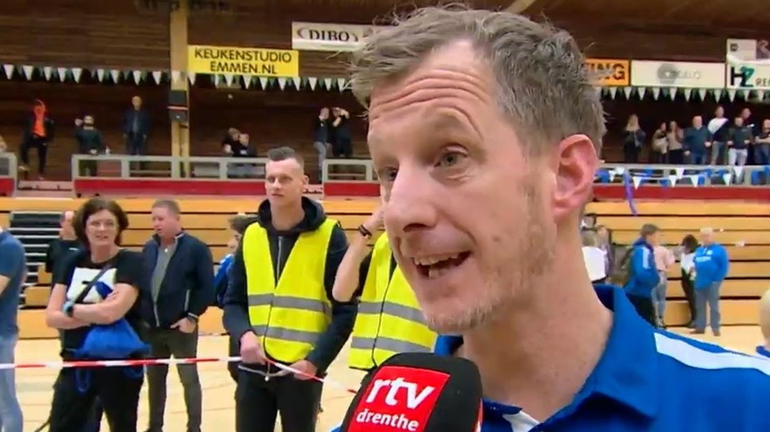 Van Meel na de verloren Protos Weering Finale (Rechten: RTV Drenthe)