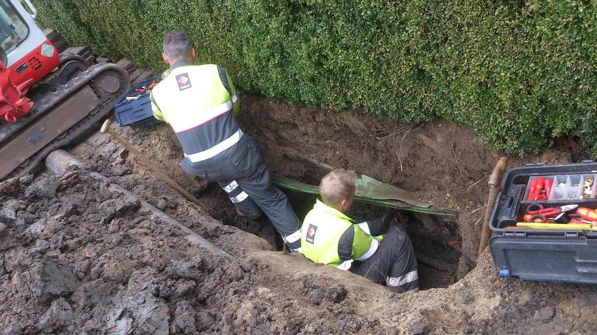 Deel buurtschap Herxen zonder stroom