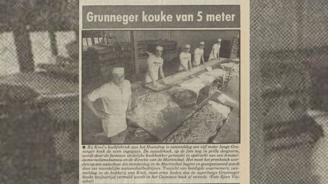 Een Groninger koek van vijf meter